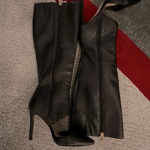 Leather Jessica Simpson Knee High Cut Out Boots‼️❤️🔥❤️🔥💃🏽🔥